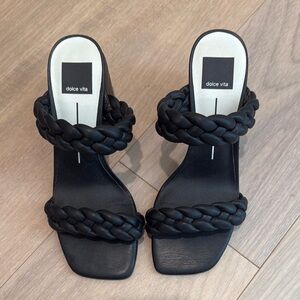 Dolce Vita heels. Black- size 7.5-8 (fits a size 8)